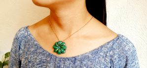 Colgante De Hikuri Peyote Esmalte De Joyería a Fuego Dije Artesanal Planta Sagrada Cosmico Espiritual