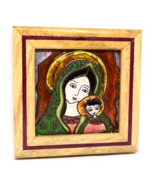 Virgen Del Carmen Cuadro Altar Religioso Esmate De Joyeria