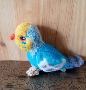 Muñeco De Cotorro Azul