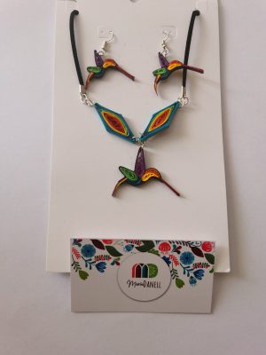 Collar De Filigrana Colibríes