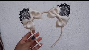 Diadema Oreja con Moño
